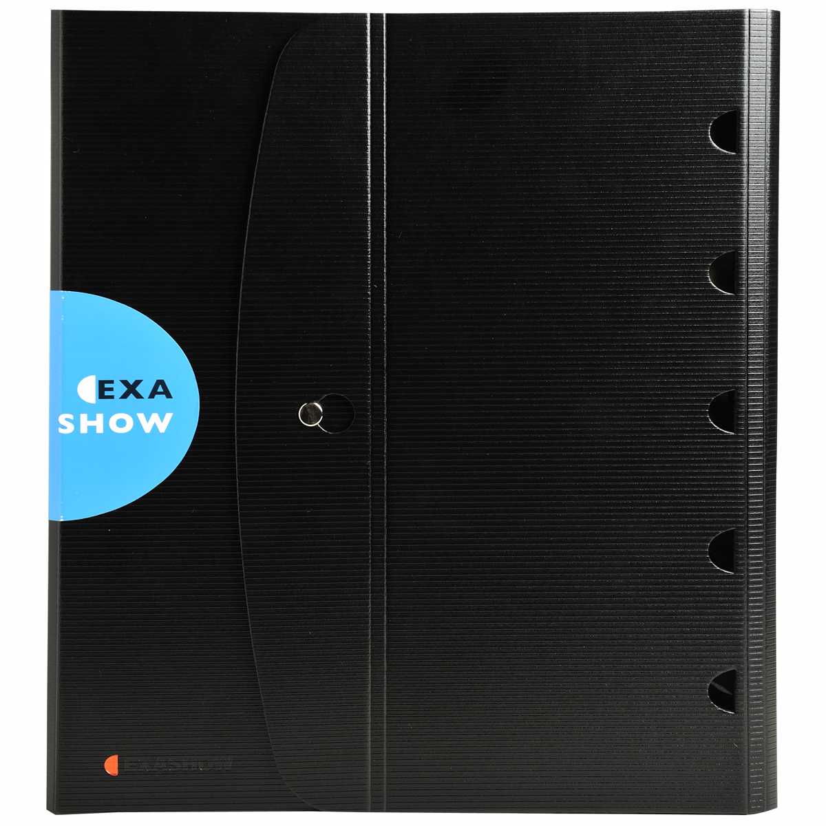 EXACOMPTA Präsentationsringuch / Tisch Flip-Chart ExaShow 56034E A4 4-Ring schwarz