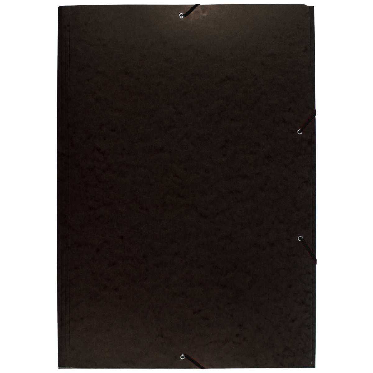 EXACOMPTA Sammelmappe A2 mit Gummizug schwarz extra stark 600g
