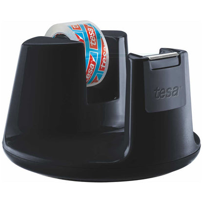 TESA Tischabroller Easy Cut Compact schwarz + 1 Klebefilm