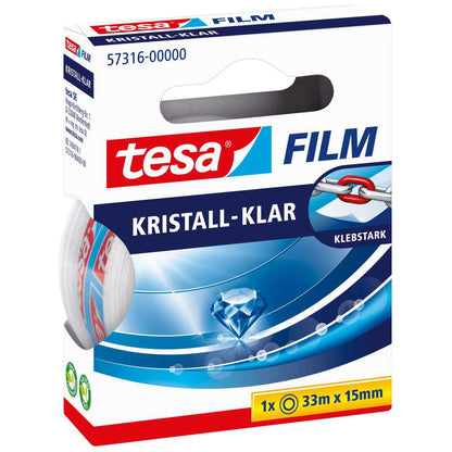 TESA Klebefilm kristallklar 57316 33m x 15mm