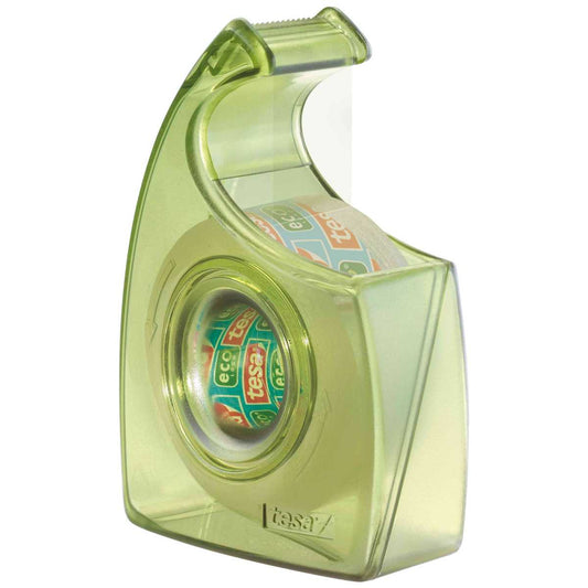 TESA Handabroller Easy Cut ecoLogo 57956 bis 33m x 19mm grün