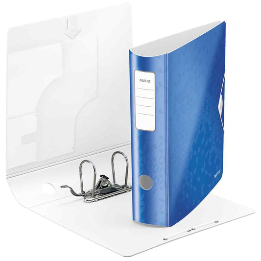 LEITZ Ordner Active WOW 1106 80mm blau metallic