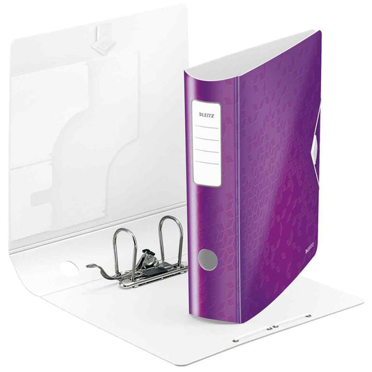 LEITZ Ordner Active WOW 1106 80mm violett metallic