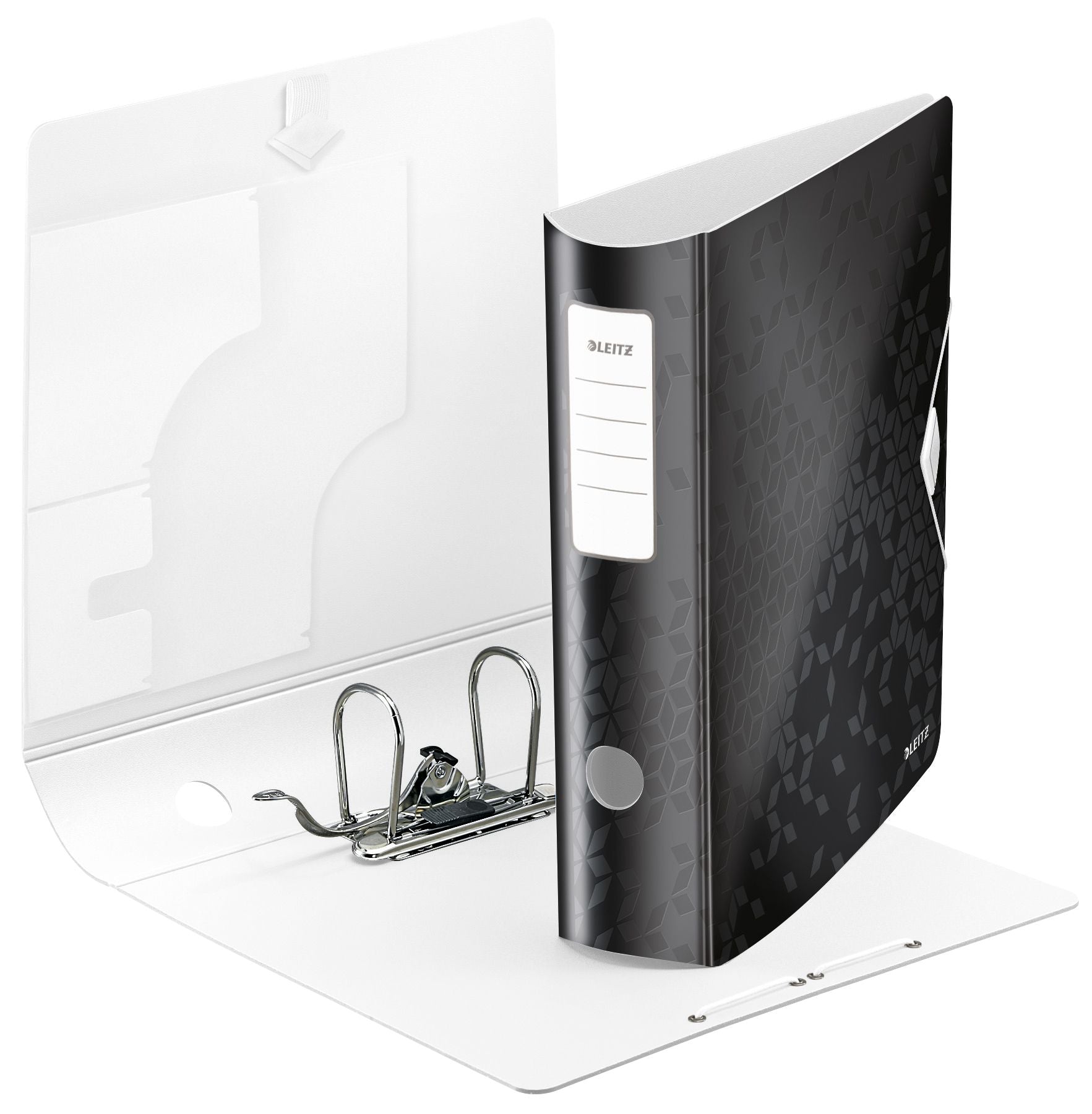 LEITZ Ordner Active WOW 1106 80mm schwarz metallic