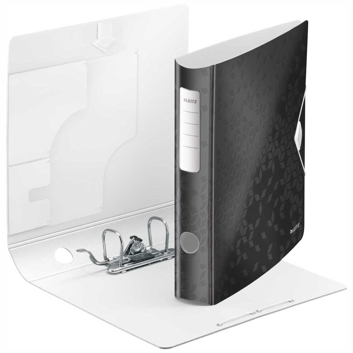 LEITZ Ordner Active WOW 1107 65mm schwarz metallic