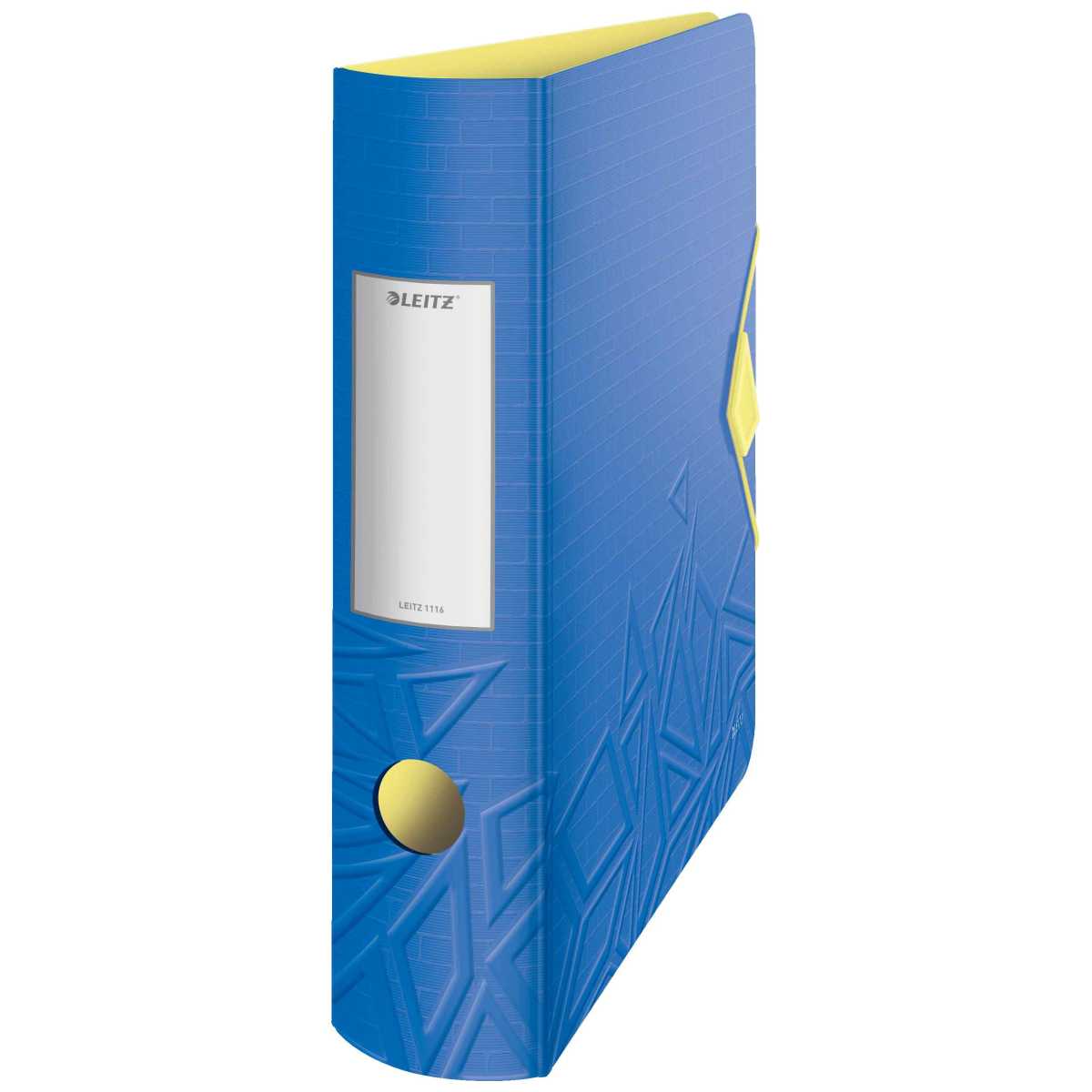 LEITZ Ordner Active Urban Chic 1116 82mm blau / gelb