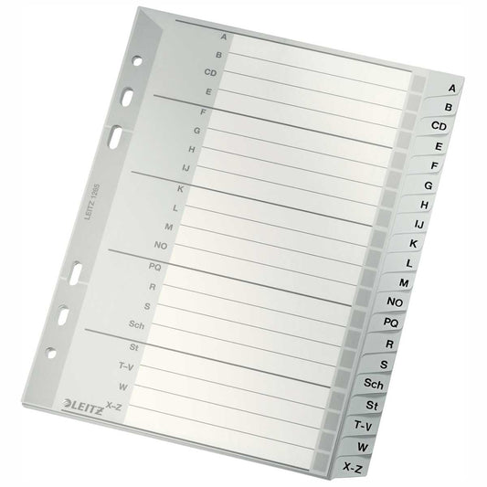 LEITZ Register 1265 A5 PP A-Z, 20-teilig