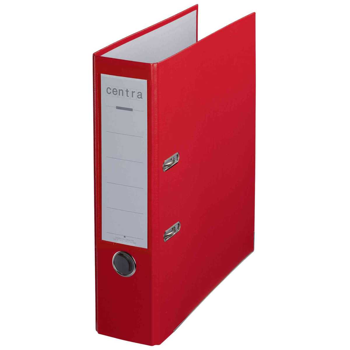 CENTRA Ordner Chromos A4 breit 80mm rot