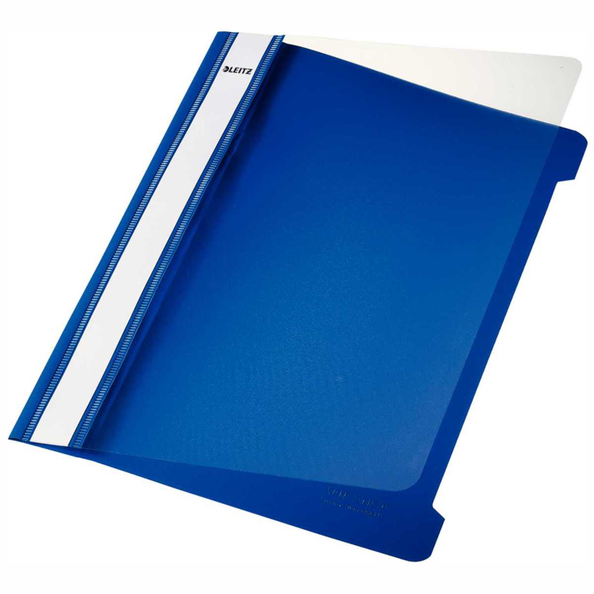 LEITZ Plastik-Schnellhefter 4197 PVC A5 blau