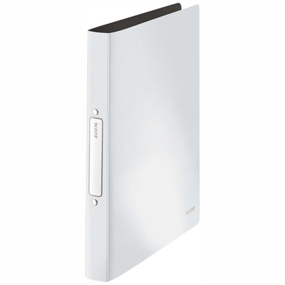 LEITZ Ringbuch Solid 456610 A4 PP 25mm 2-Ring weiß
