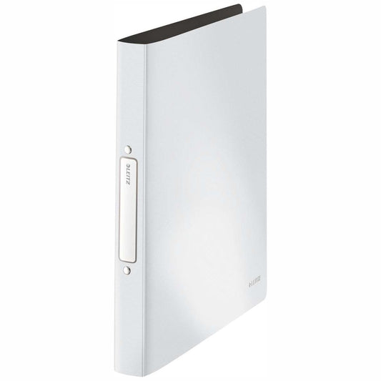 LEITZ Ringbuch Solid 456610 A4 PP 25mm 2-Ring weiß