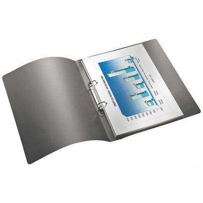 LEITZ Ringbuch Solid 456610 A4 PP 25mm 2-Ring weiß