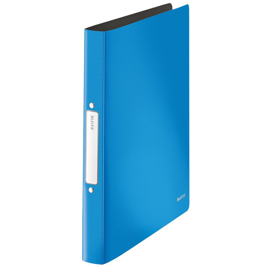 LEITZ Ringbuch Solid 456610 A4 PP 25mm 2-Ring hellblau