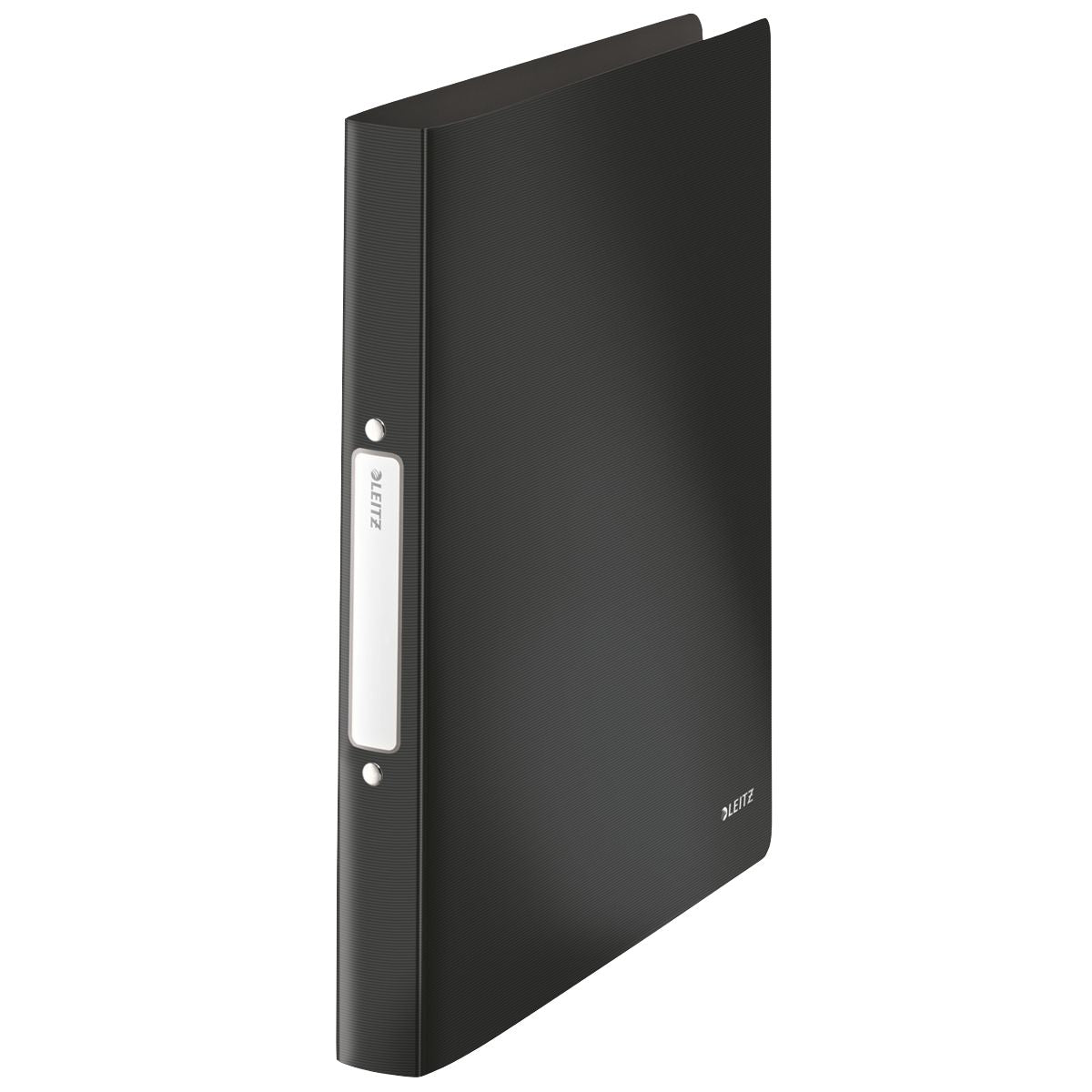 LEITZ Ringbuch Solid 456610 A4 PP 25mm 2-Ring schwarz