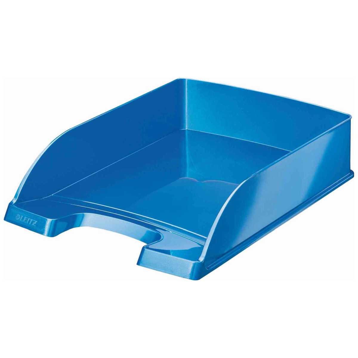LEITZ Briefablage 5226 A4 WOW Plus blau metallic