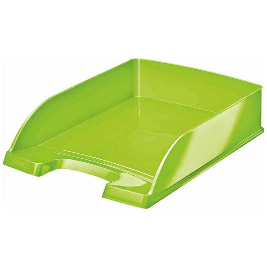 LEITZ Briefablage 5226 A4 WOW Plus grün metallic