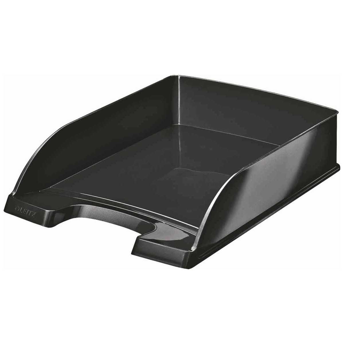 LEITZ Briefablage 5226 A4 WOW Plus schwarz metallic