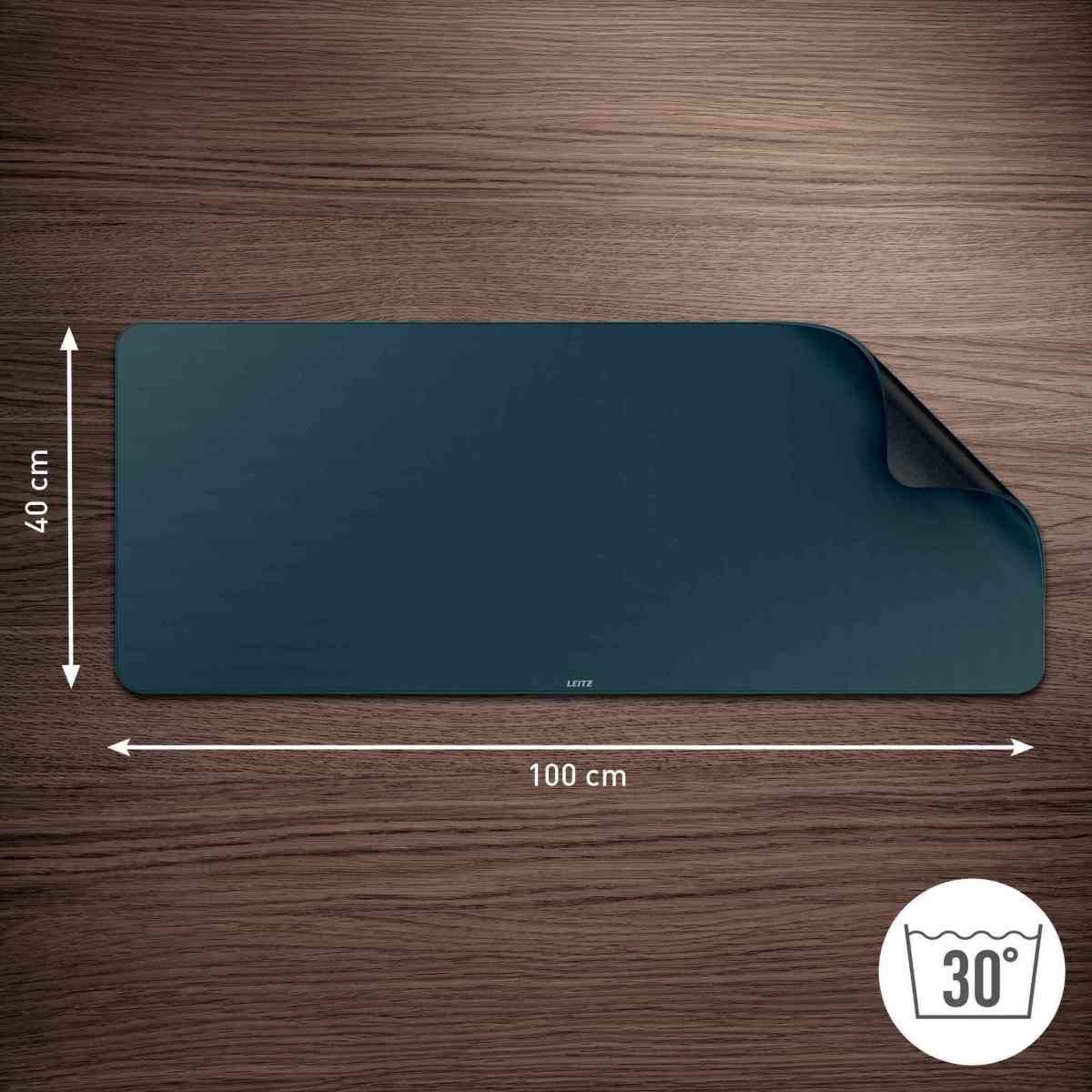 LEITZ Schreibunterlage 5384 Anti-Rutsch 100x40cm anthrazit Soft-PVC *rollbar*