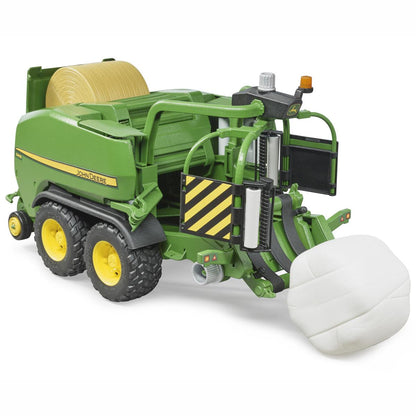BRUDER 02032 John Deere Rundballen-Presswickelkombination C441R