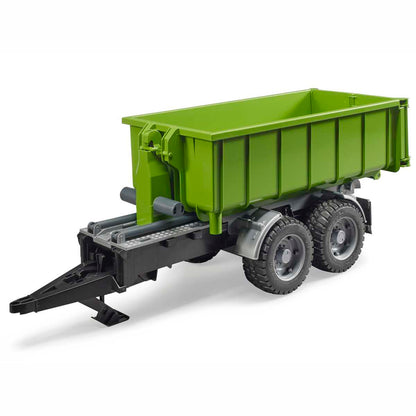 BRUDER 02035 Hakenlift Anhänger für Traktoren