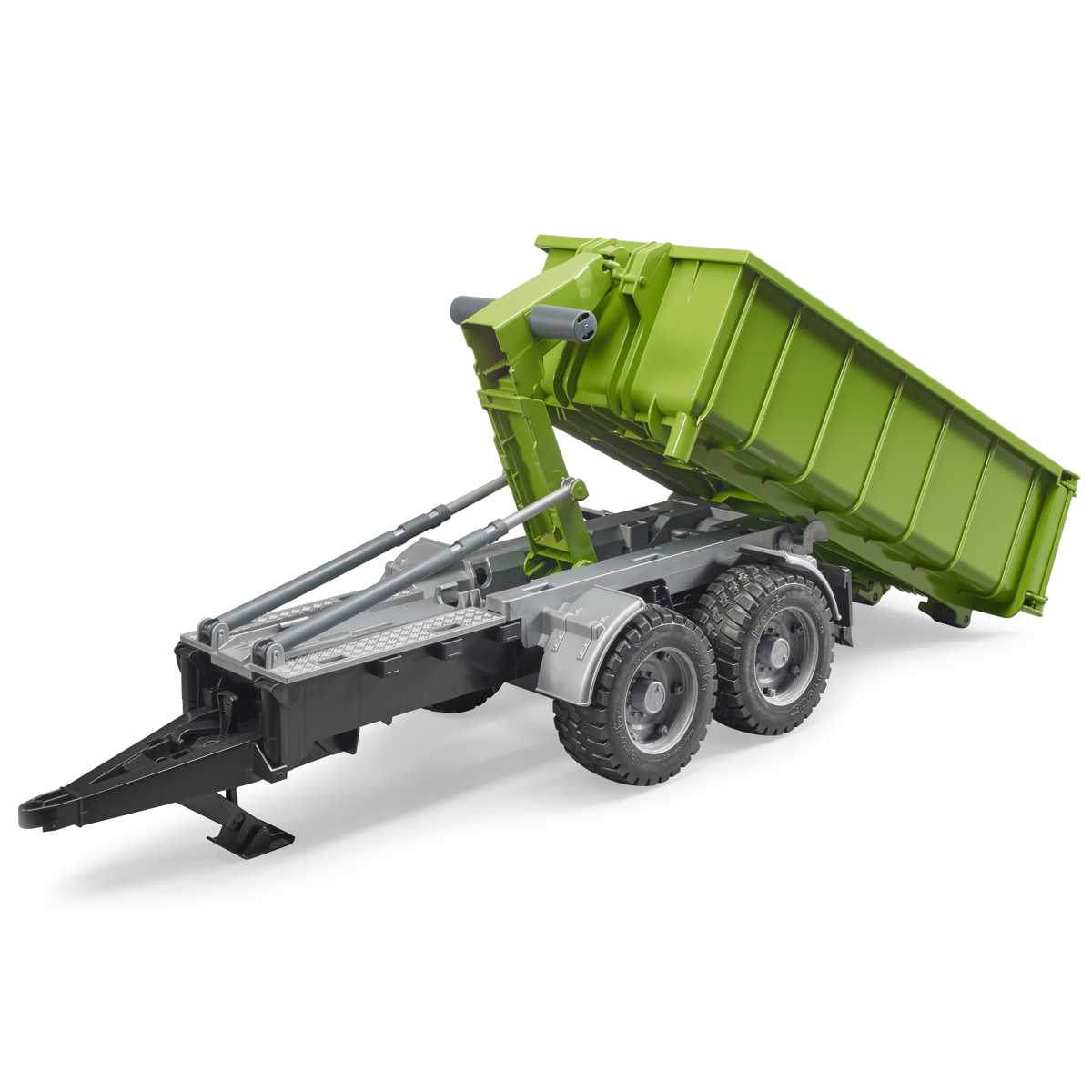 BRUDER 02035 Hakenlift Anhänger für Traktoren