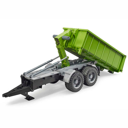 BRUDER 02035 Hakenlift Anhänger für Traktoren