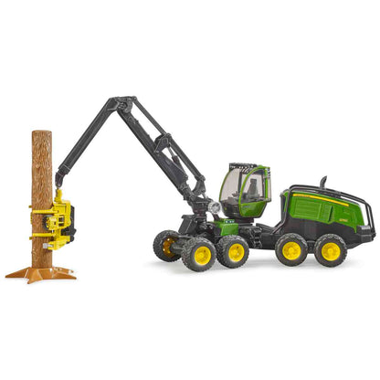 BRUDER 02135 John Deere 1270G Harvester mit 1 Baumstamm