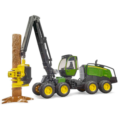 BRUDER 02135 John Deere 1270G Harvester mit 1 Baumstamm