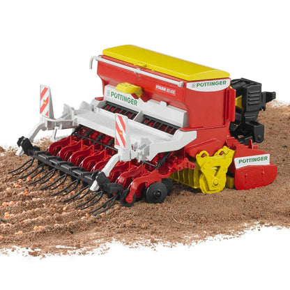 BRUDER 02347 Pöttinger Vitasem 302ADD Kreiselegge-Sämaschine