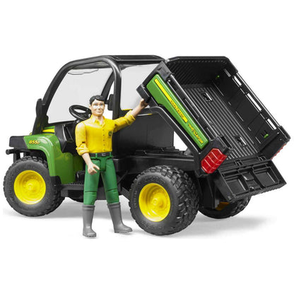 BRUDER 02490 John Deere Gator XUV 855D mit Fahrer