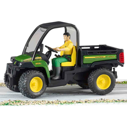 BRUDER 02490 John Deere Gator XUV 855D mit Fahrer