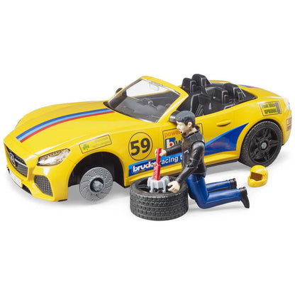 BRUDER 02504 RAM 250 Power Wagon und BRUDER Roadster Racing Team