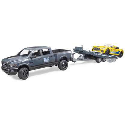 BRUDER 02504 RAM 250 Power Wagon und BRUDER Roadster Racing Team
