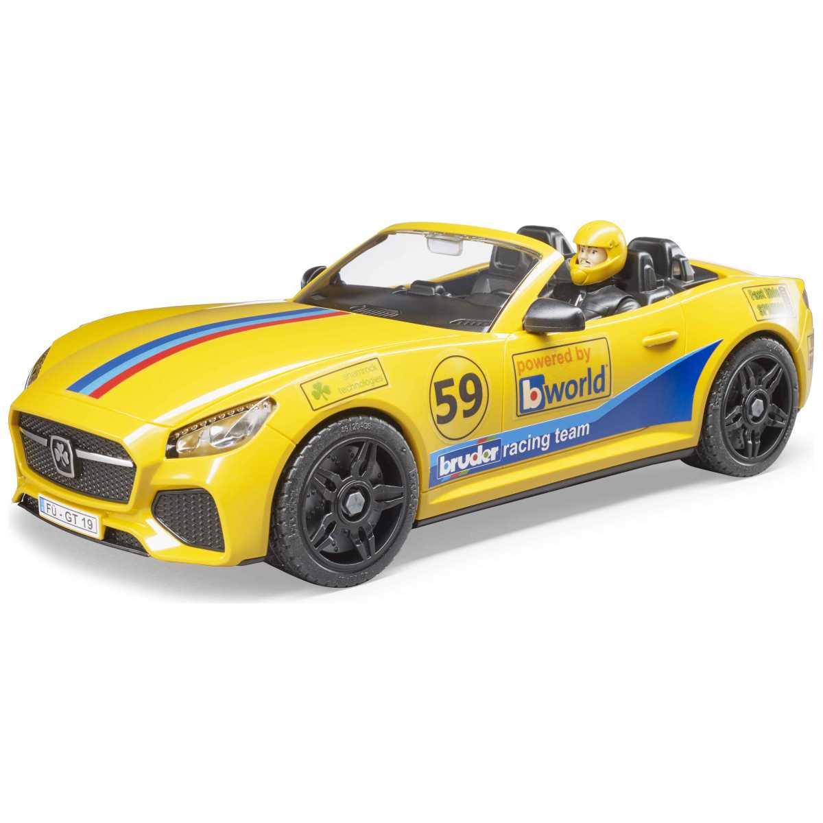 BRUDER 02504 RAM 250 Power Wagon und BRUDER Roadster Racing Team