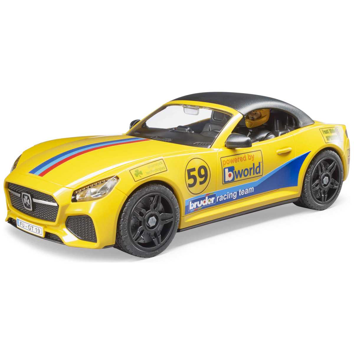 BRUDER 02504 RAM 250 Power Wagon und BRUDER Roadster Racing Team