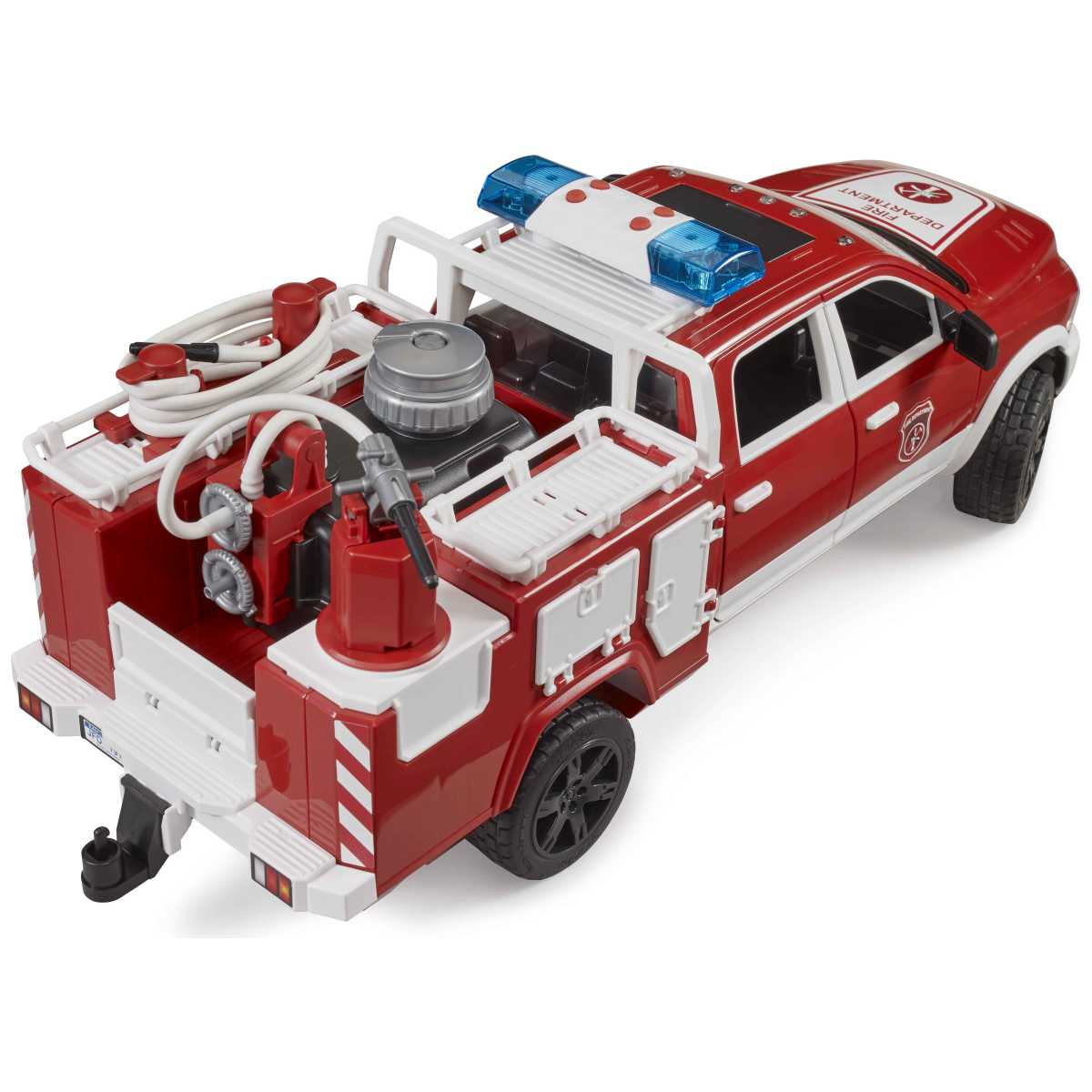 BRUDER 02544 RAM 2500 Feuerwehreinsatzwagen mit Light + Sound Modul