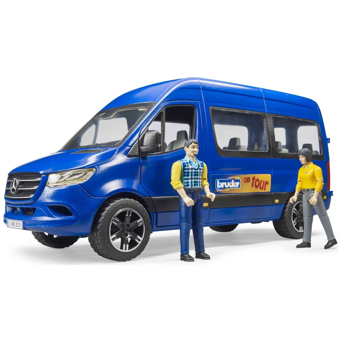 BRUDER 02670 MB Sprinter Transfer mit Fahrer und Fahrgast