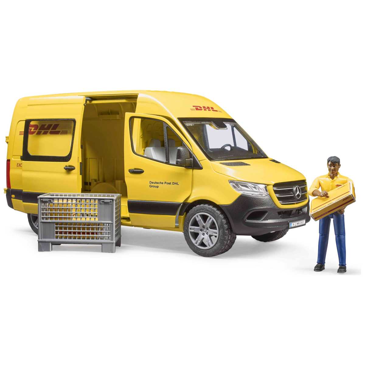 BRUDER 02671 MB Sprinter DHL mit Fahrer