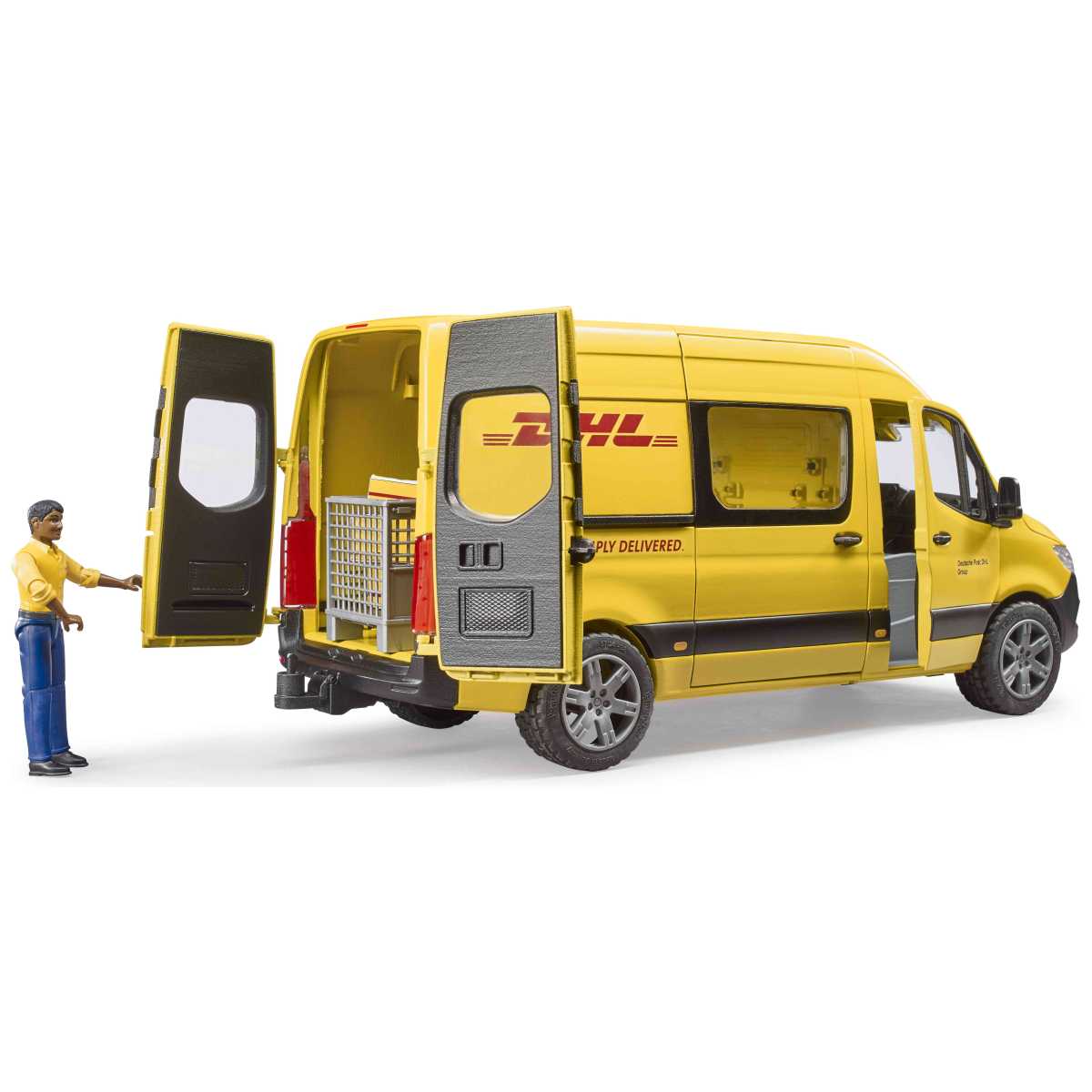 BRUDER 02671 MB Sprinter DHL mit Fahrer
