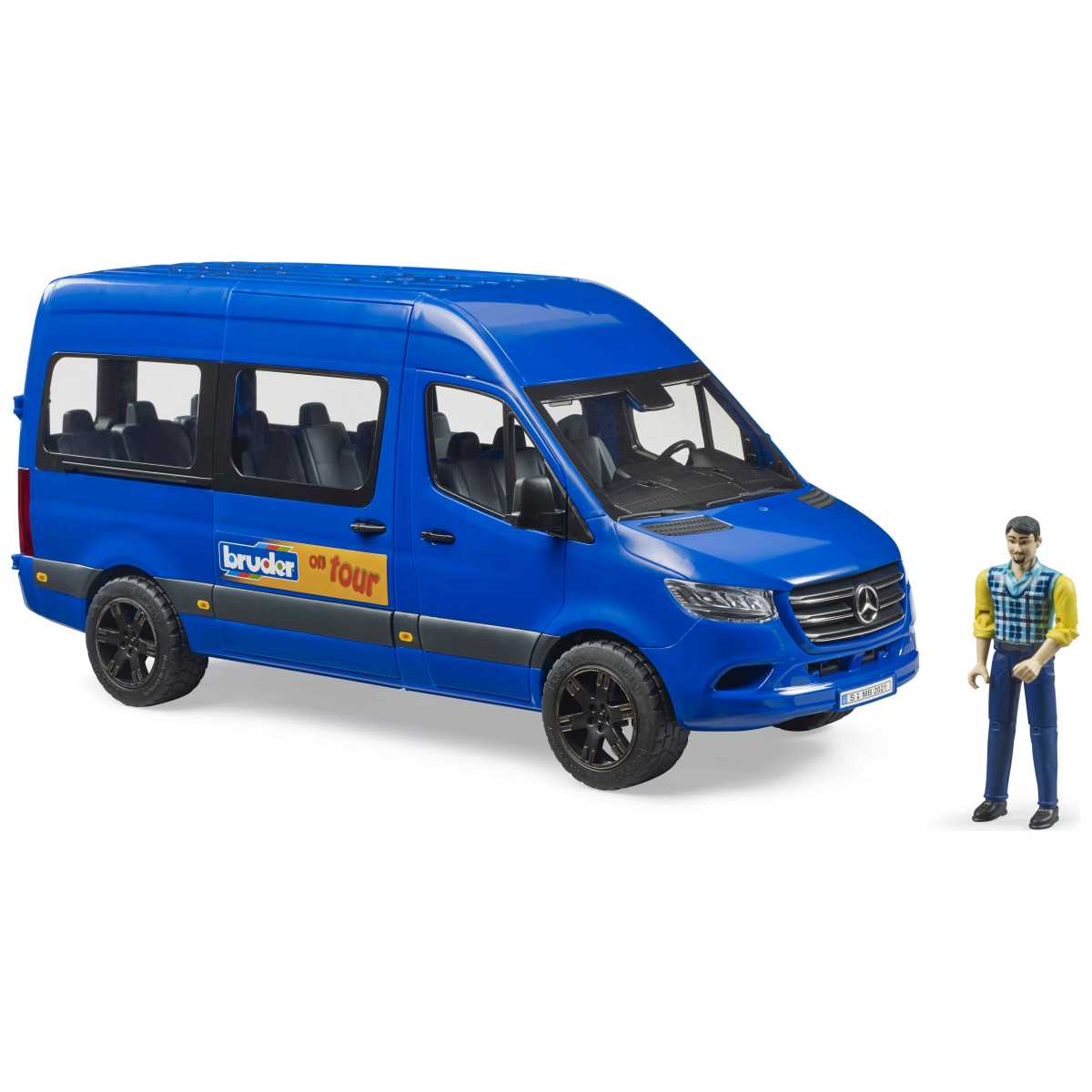 BRUDER 02681 MB Sprinter Transfer mit Fahrer