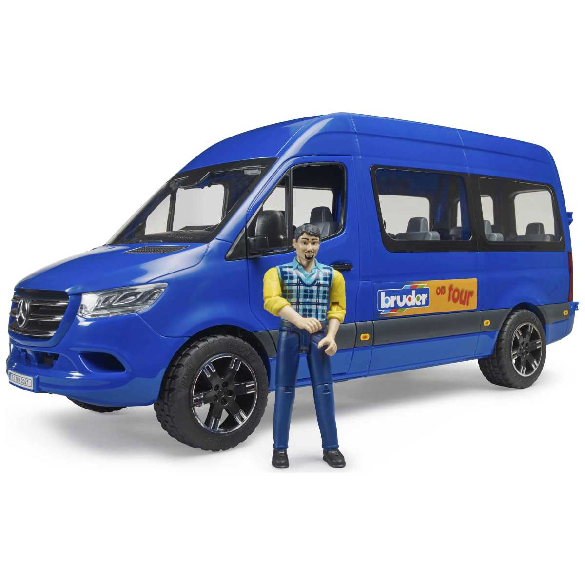 BRUDER 02681 MB Sprinter Transfer mit Fahrer