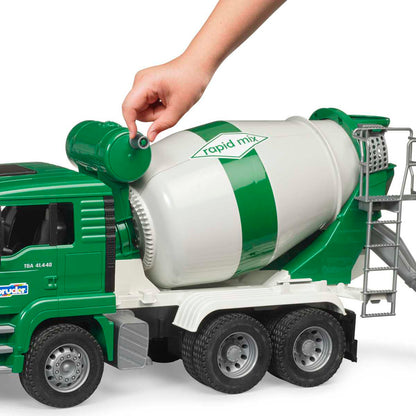 BRUDER 02739 MAN TGA Betonmisch-LKW rapid mix