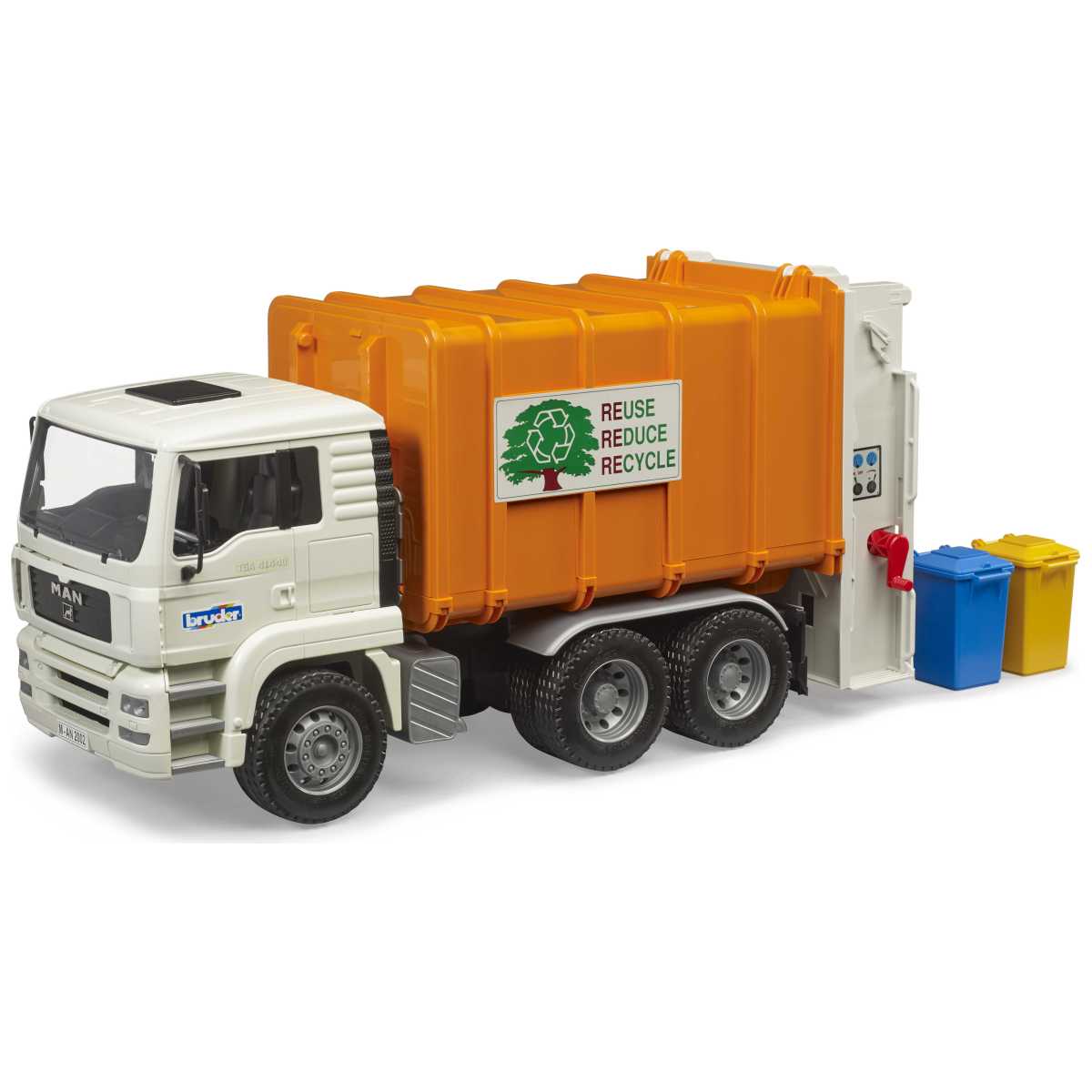 BRUDER 02772 MAN TGA Müll-LKW Hecklader