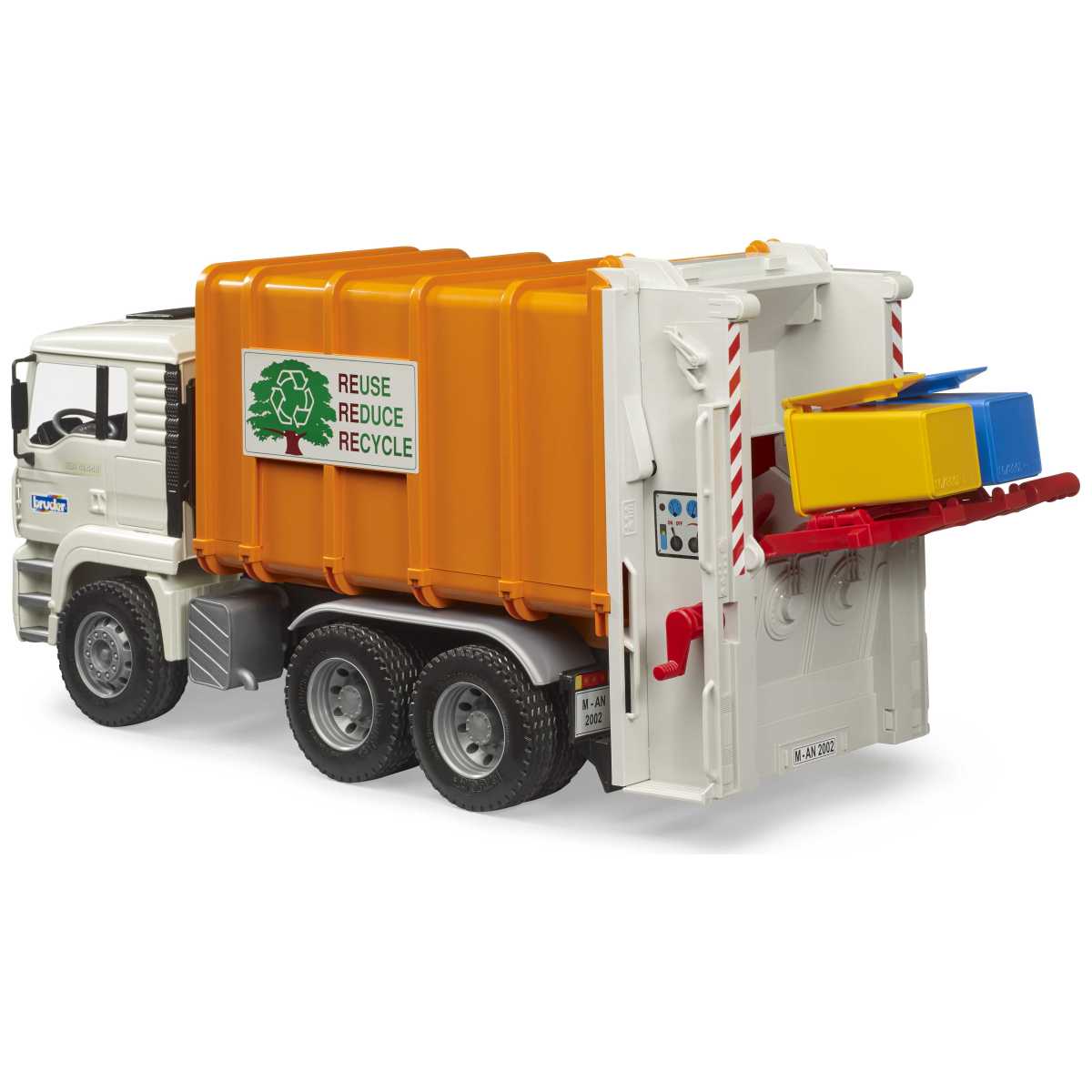 BRUDER 02772 MAN TGA Müll-LKW Hecklader