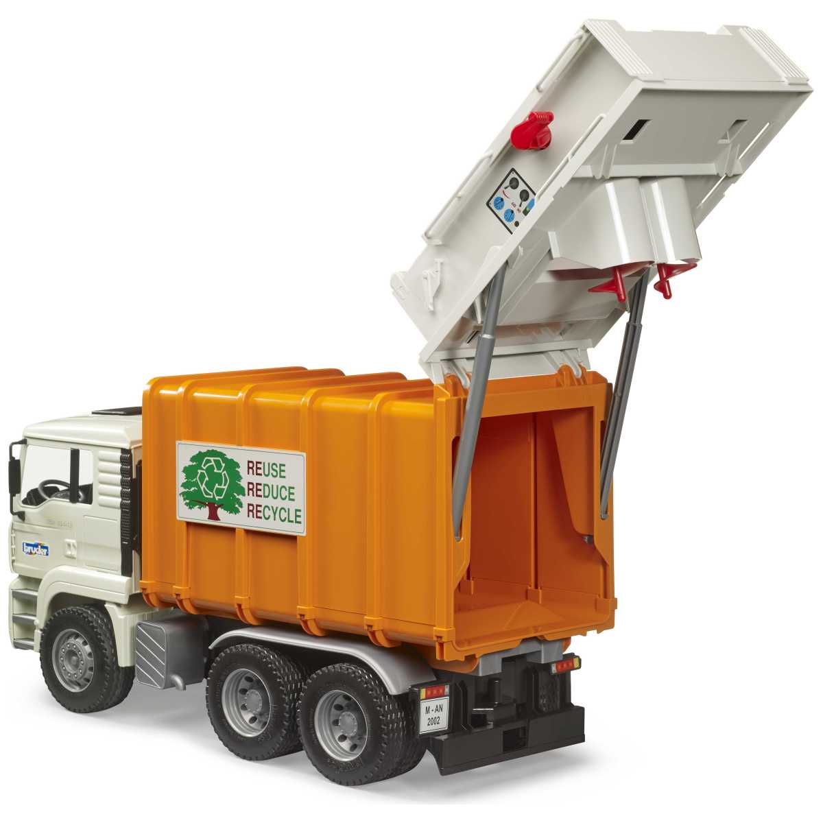 BRUDER 02772 MAN TGA Müll-LKW Hecklader
