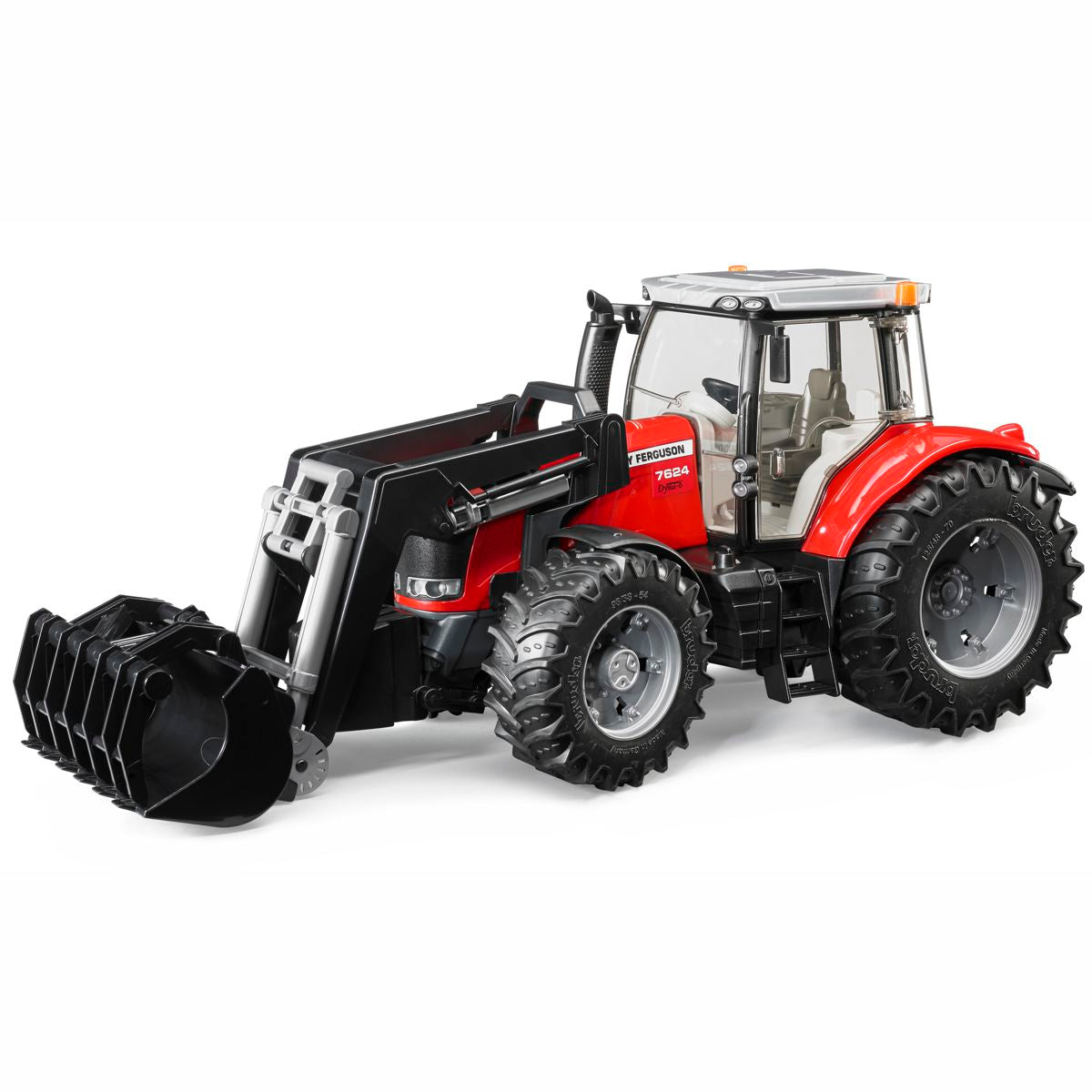 BRUDER 03047 Massey Ferguson 7624 mit Frontlader
