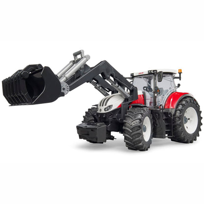 BRUDER 03181 Steyr 6300 Terrus CVT mit Frontlader