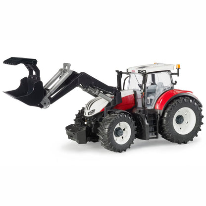 BRUDER 03181 Steyr 6300 Terrus CVT mit Frontlader