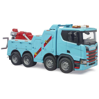 BRUDER 03553 Scania Super 560R Berge- und Abschlepp LKW mit L+S Modul