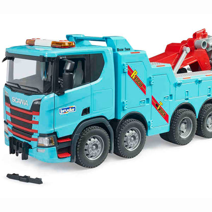BRUDER 03553 Scania Super 560R Berge- und Abschlepp LKW mit L+S Modul